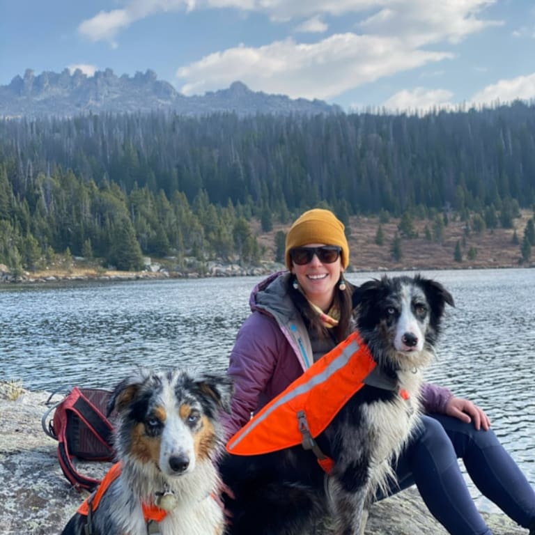 Cassie Lakeside with Lu and Flash - Cassie Wertz Farewell