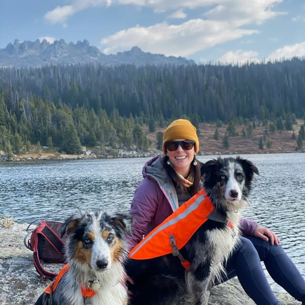 Cassie Lakeside with Lu and Flash - Cassie Wertz Farewell