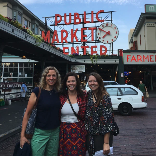 Jen and Kaylyn with Cassie in Seattle - Cassie Wertz Farewell