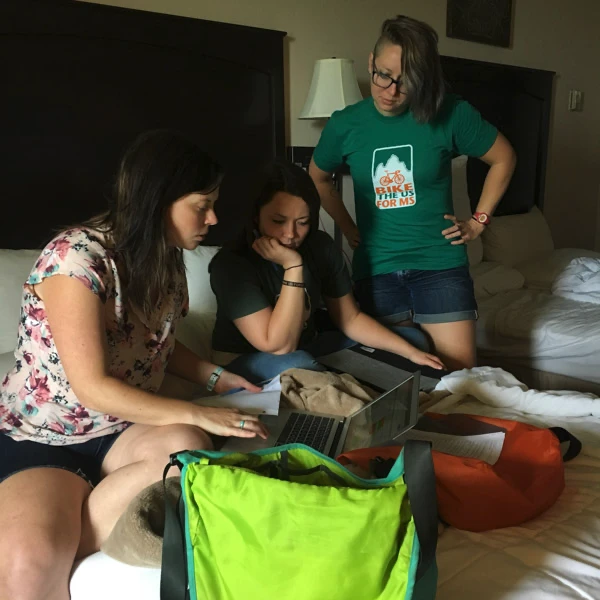 Hard at work - Cassie Wertz Farewell