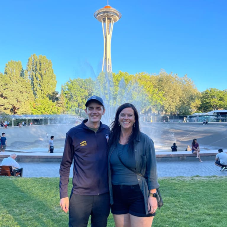 James and Cassie in Seattle