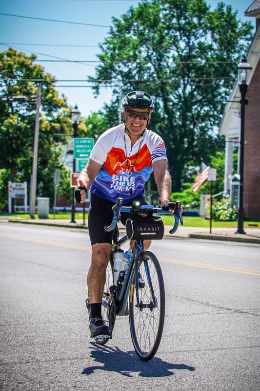 Happy to be rolling into camp on the TransAmerica.
