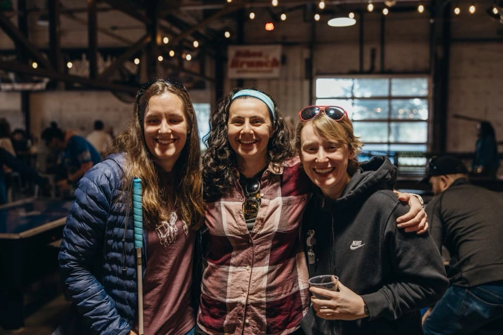 Bike the US for MS alumni and board member Lina Garada.