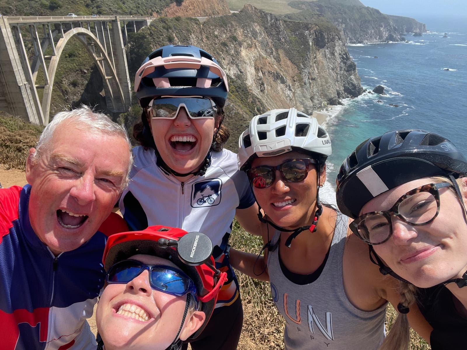 Our Pacific Coast team riding for MS.