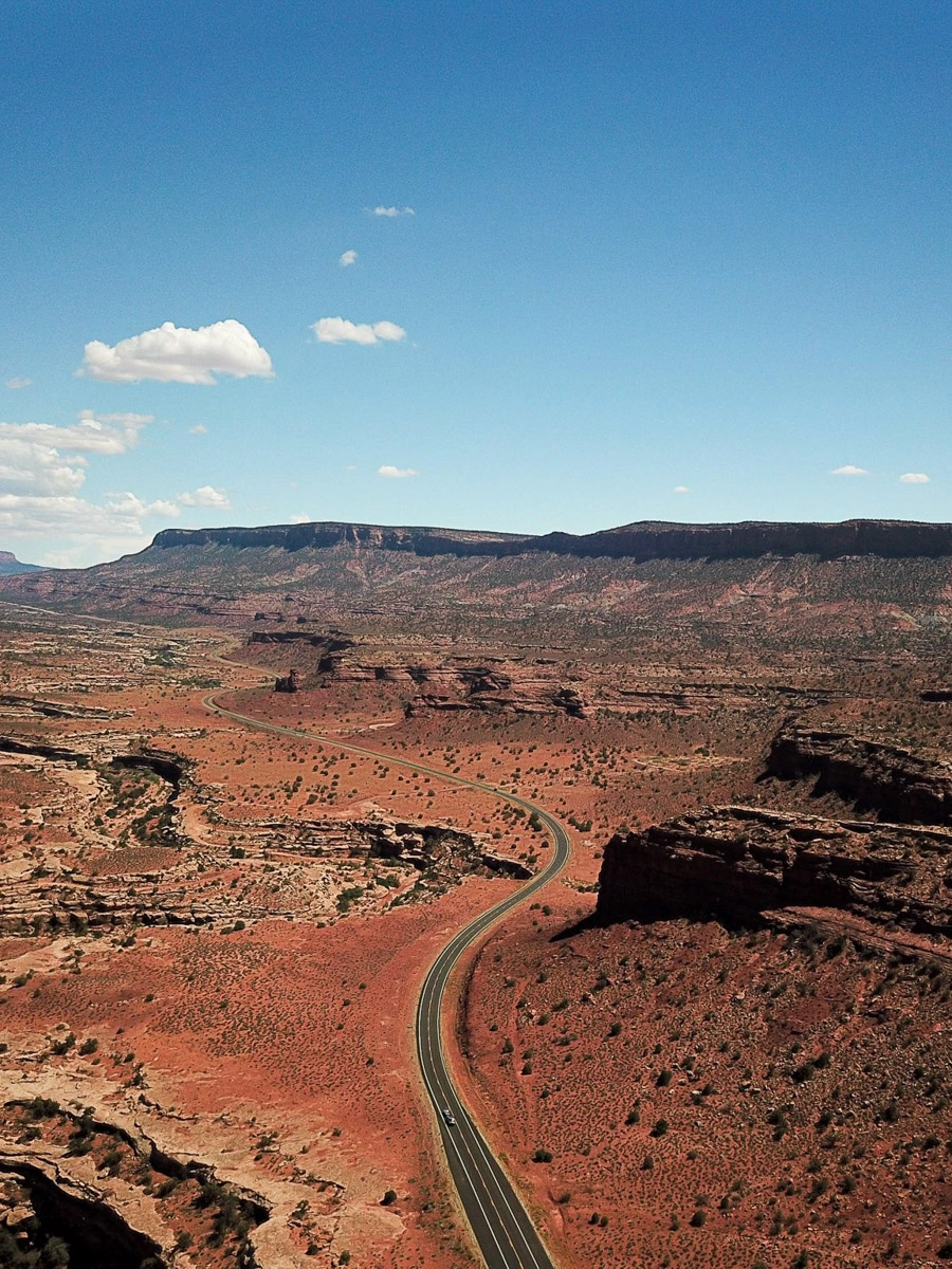 The roads you can expect on the Grand Canyon and Zion bike tour.