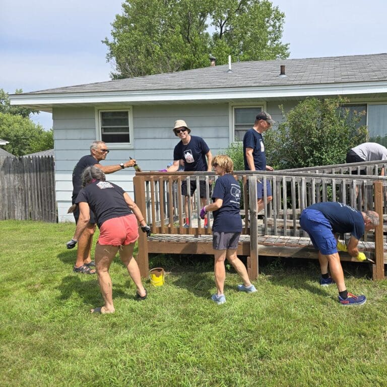 Service projects provided by Bike the US for MS