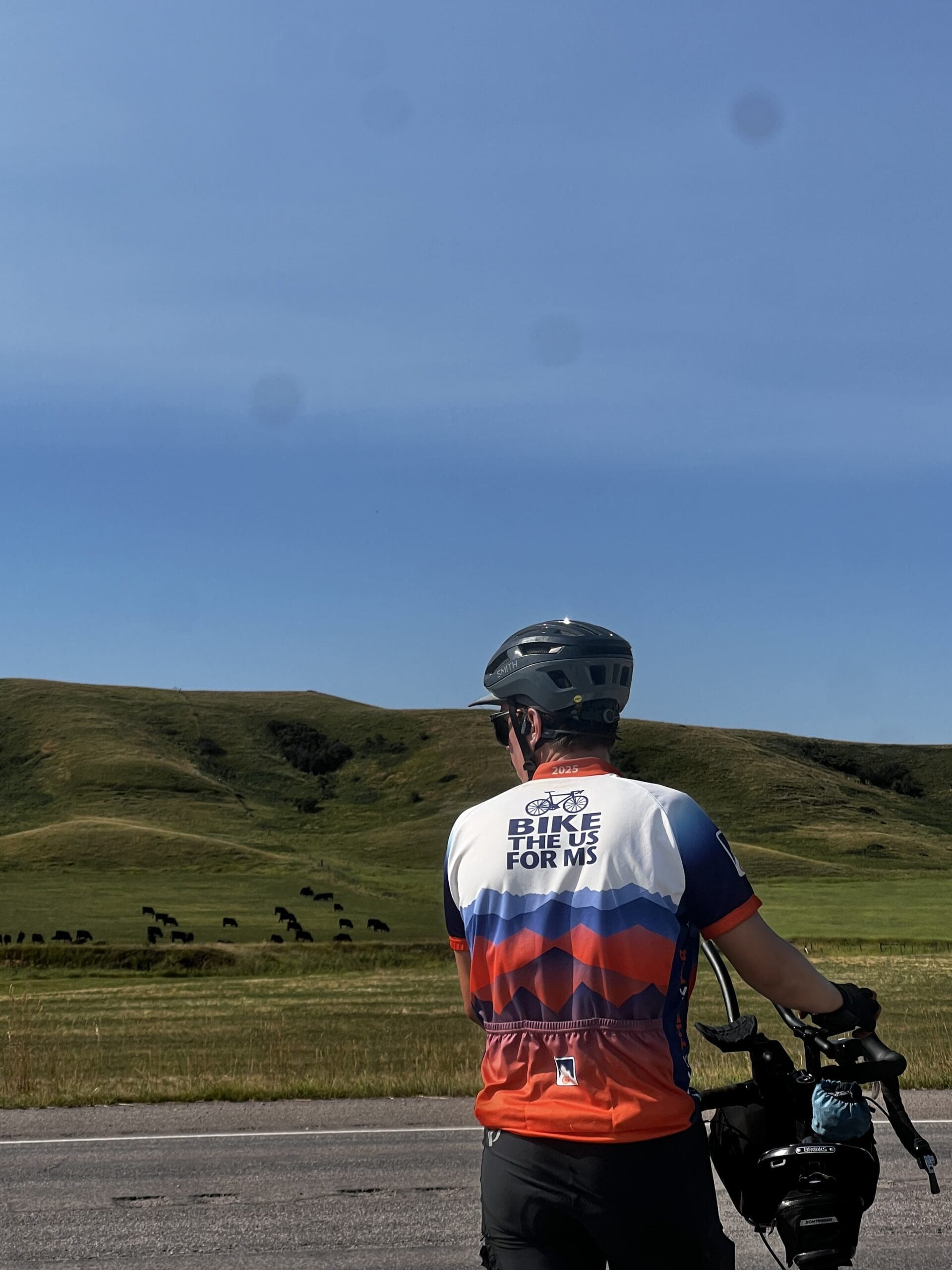 Jersey of rider on the Northern Tier