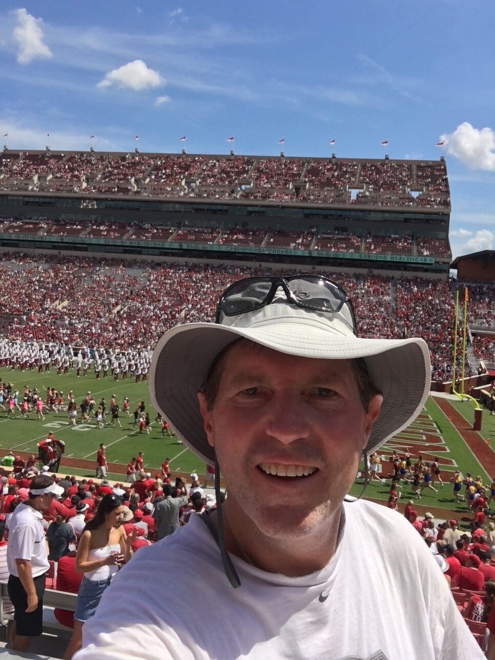 Chip Minty at University of Oklahoma Football Game